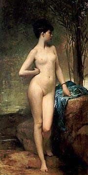 Chloe 1875 nude Jules Joseph Lefebvre Oil Paintings